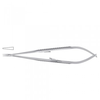 Micro Needle Holder Straight - With Lock Stainless Steel, 21 cm - 8 1/4"